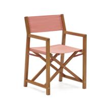 Стул La Forma (ех Julia Grup) Thianna Складной стул терракотового цвета с основанием из массива акации арт. 157465