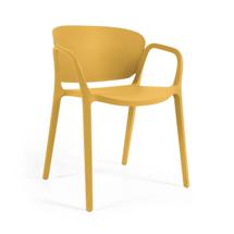 Стул La Forma (ех Julia Grup) Ania Уличный стул желтый арт. 117361