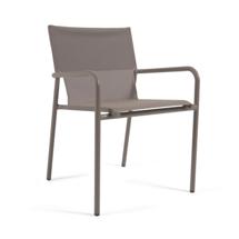 Стул La Forma (ех Julia Grup) Zaltana Алюминиевый стул для улицы, окрашенный в коричневый матовый цвет арт. 117352