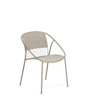 Стул La Forma (ех Julia Grup) Стул уличный Atrani из стали и веревки цвета таупе арт. 481371