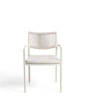 Стул La Forma (ех Julia Grup) Уличный стул Argasi из алюминия цвета экрю и веревки арт. 483181