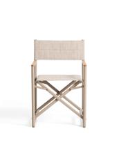 Стул La Forma (ех Julia Grup) Складной уличный стул Tisno из алюминия и текстиля цвета таупе арт. 483449