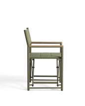 Стул La Forma (ех Julia Grup) Складной уличный стул Tisno из зеленого алюминия и зеленого текстиля арт. 483453