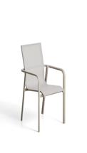 Стул La Forma (ех Julia Grup) Уличный стул Canea из бежевого алюминия арт. 482588