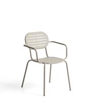 Стул La Forma (ех Julia Grup) Уличный стул Brai с подлокотниками из оцинкованной стали бежевого цвета арт. 482201