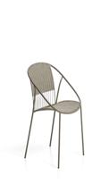 Стул La Forma (ех Julia Grup) Стул уличный Atrani из стали и веревки цвета таупе арт. 481371