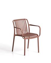 Стул La Forma (ех Julia Grup) Уличный стул Isabellini из пластика терракотового цвета арт. 482253