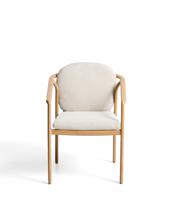 Стул La Forma (ех Julia Grup) Уличный стул Sirte из алюминия с отделкой под дерево и веревкой цвета экрю арт. 482345