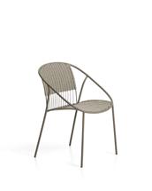Стул La Forma (ех Julia Grup) Стул уличный Atrani из стали и веревки цвета таупе арт. 481371
