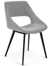 Стул La Forma (ех Julia Grup) Стул Hest светло-серый арт. 068852