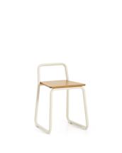 Стул La Forma (ех Julia Grup) Tinn Стул из ясеневого шпона с бежевой металлической конструкцией арт. 208297