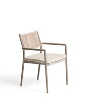 Стул La Forma (ех Julia Grup) Уличный стул Argasi из алюминия цвета экрю и веревки арт. 483181