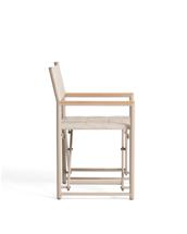 Стул La Forma (ех Julia Grup) Складной уличный стул Tisno из алюминия и текстиля цвета таупе арт. 483449