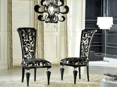 Стул М-СИТИ 3224/SR Стул, черный с серебром /ткань UPH GENE 3099 СКИДКА 50% арт. ZN-316806