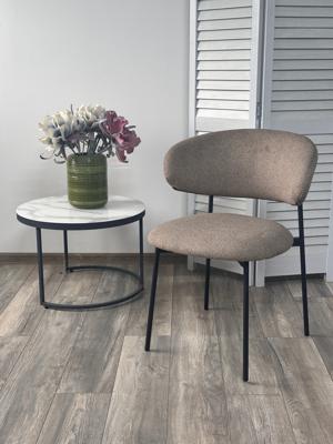 Стул М-СИТИ Стул TREND NS05 Капучино, букле / черный каркас, М-City арт. 670M06062