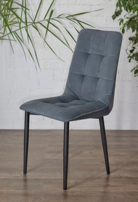 Стул М-СИТИ Стул ДАРЛИНГ 360 град. поворот. B28 Темно-серый, велюр / черный каркас, М-City арт. 635M06177