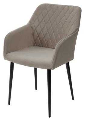 Стул М-СИТИ Стул BRANDY-X ЛАТТЕ #25 / черный каркас, велюр М-City арт. 461MC05467