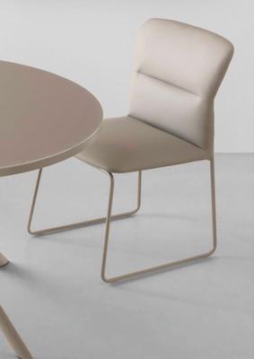 Стул М-СИТИ Стул FRIDA CB/1806-SK  MT.P176 MATT TAUPE/  SKUBA S98 NOUGAT арт. CB1806SKP176S98
