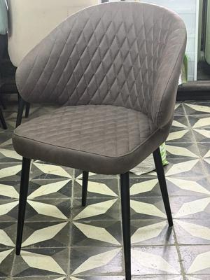 Стул М-СИТИ Стул ХИЛТ, цвет B28 Темно-серый, велюр / черный каркас М-City арт. 635M06226