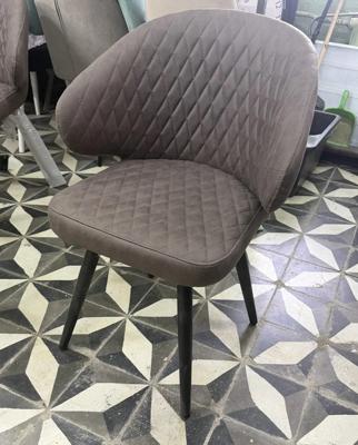 Стул М-СИТИ Стул ХИЛТ 360 град.поворот., цвет B5 Капучино, велюр / черный каркас М-City арт. 635M06232