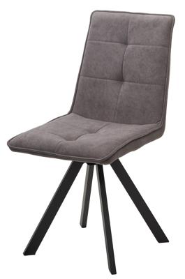 Стул М-СИТИ Стул БРОНКС (BRONX), 360 град. поворот. B28 Темно-серый, велюр / черный каркас арт. 670M05335