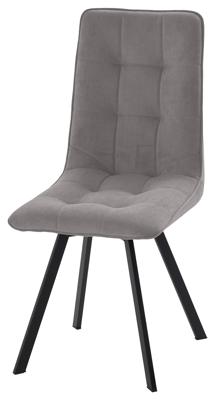 Стул М-СИТИ Стул ДАРЛИНГ 360 град. поворот. B22 Серый, велюр / черный каркас, М-City арт. 635M06176