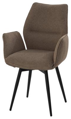 Стул М-СИТИ Стул ГРИН 360 град. поворот. NS-05 Капучино, букле / черный каркас, М-City арт. 635M06180