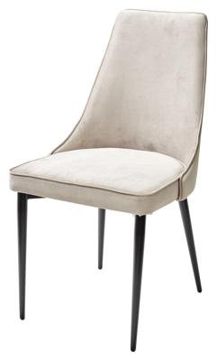 Стул М-СИТИ Стул НЕПАЛ (NEPAL-P) ЛАТТЕ #25, велюр/ черный каркас арт. 461MC04555