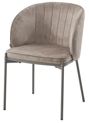 Стул М-СИТИ Стул ДИАНА (DIANA) цвет 207 античный бежевый, велюр / латте каркас арт. 629M05955