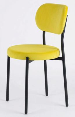 Стул М-СИТИ Стул ПАКО H-19 Желтый, велюр / черный каркас М-City арт. 455M06212