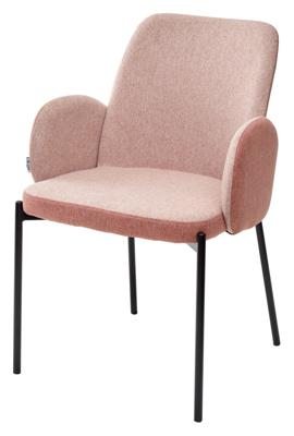 Стул М-СИТИ Стул НИККИ (NIKKI) VF109 розовый / VF110 брусничный арт. HDC034VF109VF110