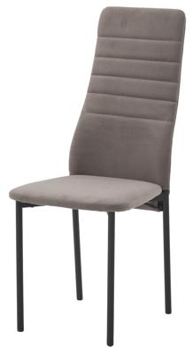 Стул М-СИТИ Стул МОНАКО цвет Marseille-16 Капучино, велюр / Черный каркас арт. 480M06060
