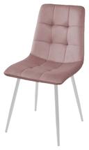 Стул М-СИТИ Стул BARI UF910-07 PINK, велюр / белый каркас М-City арт. 624M03998