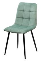 Стул М-СИТИ Стул BARI UF910-15 LIGHT GREEN, велюр / черный каркас М-City арт. 624M04003