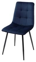 Стул М-СИТИ Стул BARI UF910-18 NAVY BLUE, велюр / черный каркас М-City арт. 624M04005