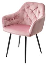 Стул М-СИТИ Стул PERU BLUVEL-52 PINK, велюр M-City арт. GDC120BLV52BLK