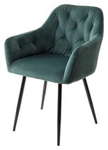 Стул М-СИТИ Стул PERU BLUVEL-78 GREEN, велюр M-City арт. GDC120BLV78BLK