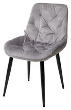 Стул М-СИТИ Стул VESTA PK6015-03 (VBP203) античный cеребристо-серый, велюр / черный каркас М-City арт. 628M03591