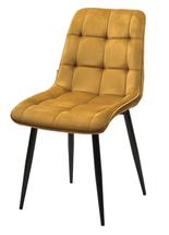 Стул М-СИТИ Стул CHIC BLUVEL-68 желтый / черный каркас М-City арт. 628M03682