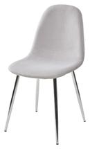 Стул М-СИТИ Стул PESCARA UF910-02 LIGHT GREY, велюр  М-City арт. XS2441UF91002CHR
