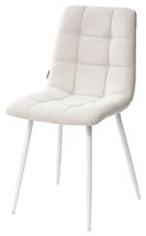 Стул М-СИТИ Стул CHILLI UF860-01B бежевый, ткань/белый каркас М-City арт. UDC7094UF86001BWHT