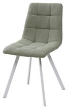 Стул М-СИТИ Стул CHILLI SQUARE UF860-11B мятный, ткань/ белый каркас М-City арт. UDC8025UF86011BWH