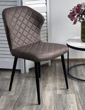 Стул М-СИТИ Стул МОНРО, цвет CYPRUS-04 коричневый, искусственная замша / черный каркас М-City арт. 472M06073