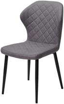 Стул М-СИТИ Стул МОНРО, цвет CYPRUS-13 темно-серый, искусственная замша / черный каркас М-City арт. 472M06074