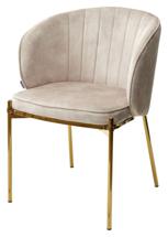 Стул М-СИТИ Стул DIANA UF912-11B античный бежевый, велюр / золотой каркас М-City арт. 629M06067
