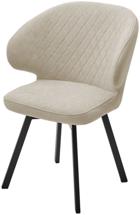 Стул М-СИТИ Стул ХИЛТОН 360 град., цвет B03 Бежевый, велюр / черный каркас М-City арт. 472M06093