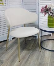 Стул М-СИТИ Стул SIENA MOHAIR-103 светлый латте, ткань / шампань, ®DISAUR арт. 614M06020