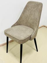 Стул М-СИТИ Стул БЕРТИ 360 град. поворот. B28 Темно-серый, велюр / черный каркас, М-City арт. 635M06171