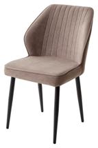 Стул М-СИТИ Стул VENA, цвет B5 Капучино, велюр/черный каркас М-City арт. 472M06065