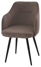 Стул М-СИТИ Стул ЛОРИС 360 град. поворот. B5 Капучино, велюр / черный каркас, М-City арт. 635M06175